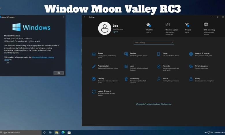 Windows Moon Valley RC3- The Better version of the BEST Windows 11 mod Windows Moon Valley RC3- The Better version of the BEST Windows 11 mod