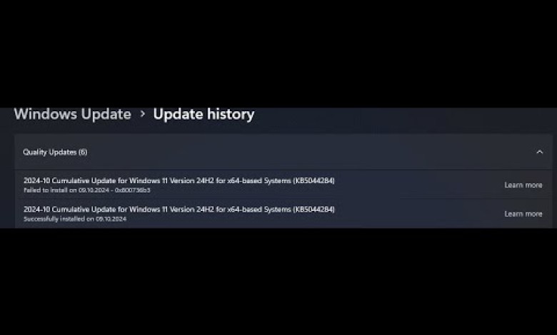 Fix Install error 0x800736b3 KB5044284 in Windows 11 24H2 Fix Install error 0x800736b3 KB5044284 in Windows 11 24H2