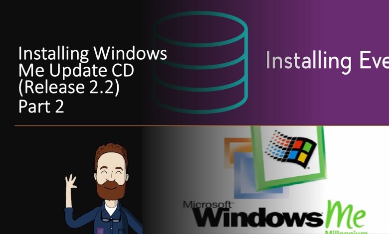 Installing Windows ME – Part 2 – Windows ME Update CD Installing Windows ME – Part 2 – Windows ME Update CD