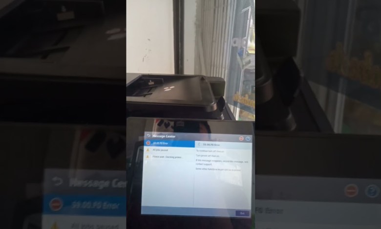 Memperbaiki 59.00.FO Error Printer HP Memperbaiki 59.00.FO Error Printer HP