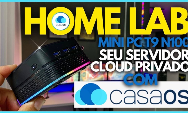 HOME LAB | Mini Server T9 N100 com CasaOS – Seu servidor Cloud privado + Roda o Home Assistant LISO HOME LAB | Mini Server T9 N100 com CasaOS – Seu servidor Cloud privado + Roda o Home Assistant LISO