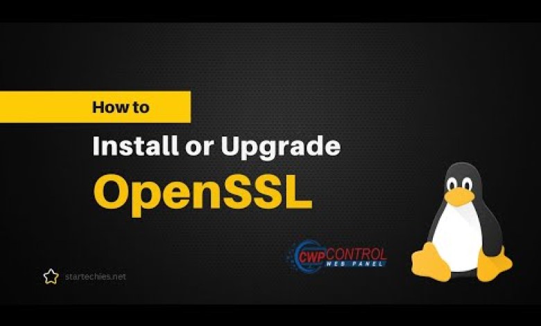 Install OpenSSL on AlmaLinux 8 | Upgrade OpenSSL on CWP Install OpenSSL on AlmaLinux 8 | Upgrade OpenSSL on CWP