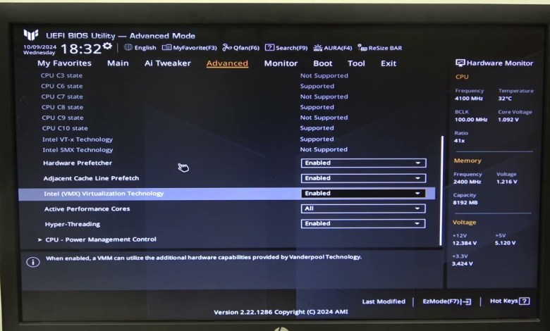 How to Enable or Disable Intel VMX for ASUS TUF B760 Plus Motherboard How to Enable or Disable Intel VMX for ASUS TUF B760 Plus Motherboard