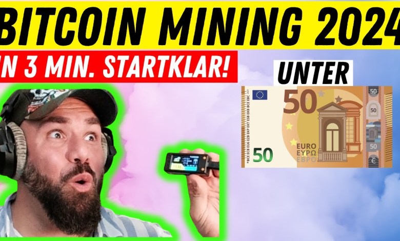 BITCOIN MINING 2024 FÜR UNTER 50 EURO | NERD MINER 2 TUTORIAL | 3.125 BTC | EINFACHE EINRICHTUNG! BITCOIN MINING 2024 FÜR UNTER 50 EURO | NERD MINER 2 TUTORIAL | 3.125 BTC | EINFACHE EINRICHTUNG!