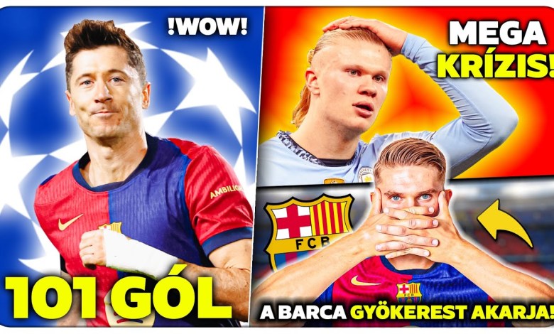 Lewandowski Messi és Ronaldo NYOMDOKAIBA lépett! MEGAVÁLSÁGBAN a ManCity! A Barca GYÖKEREST akarja! Lewandowski Messi és Ronaldo NYOMDOKAIBA lépett! MEGAVÁLSÁGBAN a ManCity! A Barca GYÖKEREST akarja!