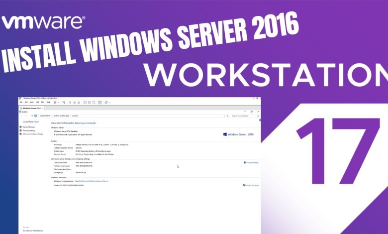 VMware Workstation | How to Install Windows Server 2016 on VMware Workstation 17 Pro VMware Workstation | How to Install Windows Server 2016 on VMware Workstation 17 Pro
