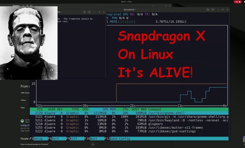 Snapdragon X Elite on Linux – Its ALIVE! Snapdragon X Elite on Linux – Its ALIVE!