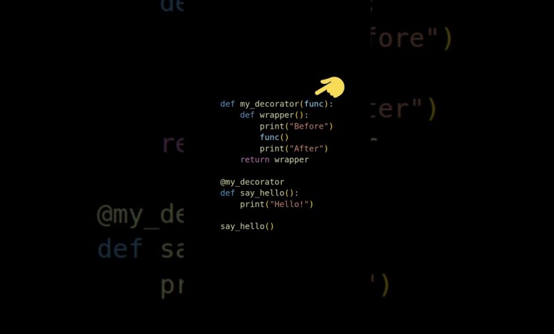 Decorators in Python Decorators in Python