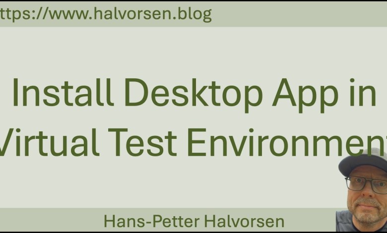 Install WinForm Desktop App in Virtual Test Environment using VirtualBox Install WinForm Desktop App in Virtual Test Environment using VirtualBox