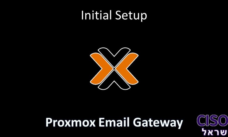 Proxmox Email Gateway – הגדרות ראשוניות Proxmox Email Gateway – הגדרות ראשוניות