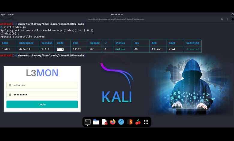 How to Install L3mon on Kali Linux | 2024 | #kalilinuxtools How to Install L3mon on Kali Linux | 2024 | #kalilinuxtools