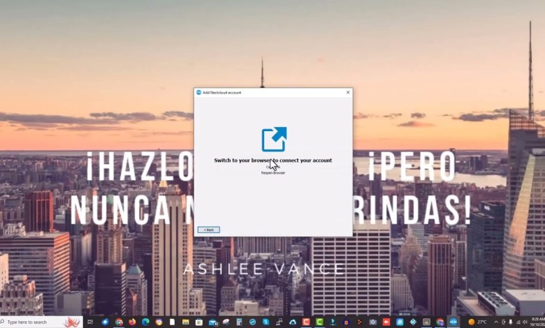 Cómo instalar cliente de nextcloud en windows Cómo instalar cliente de nextcloud en windows