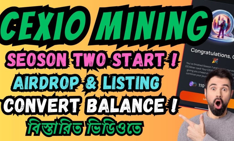 Cex.io Exchange Mining New Update | CEX.IO Mining Season 2 Start | Cex.io Mining Listing Soon Cex.io Exchange Mining New Update | CEX.IO Mining Season 2 Start | Cex.io Mining Listing Soon