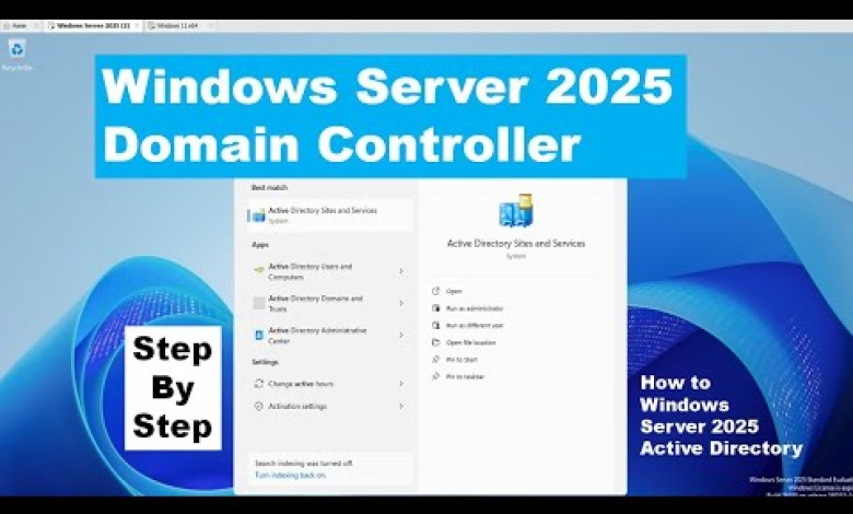 Microsoft Windows 2025 Server Domain Controller | DC | How to server 2025 a Domain Controller | AD Microsoft Windows 2025 Server Domain Controller | DC | How to server 2025 a Domain Controller | AD