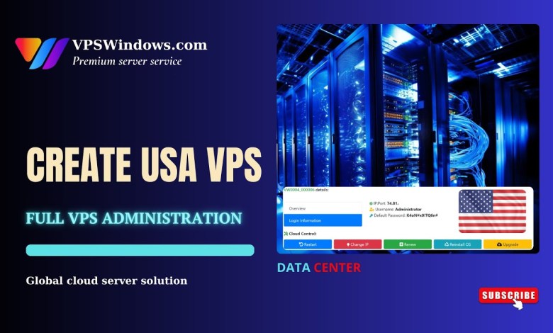 Create USA VPS, full VPS administration, free IP change Create USA VPS, full VPS administration, free IP change