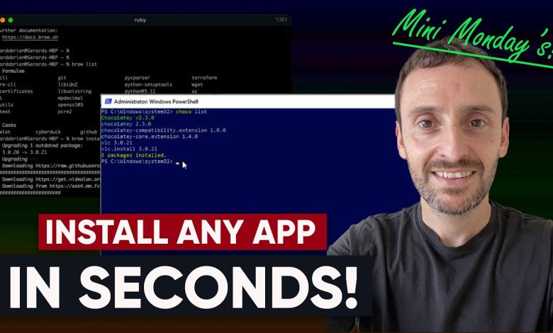 Install any app in SECONDS! (Windows, OSX, Linux) Install any app in SECONDS! (Windows, OSX, Linux)