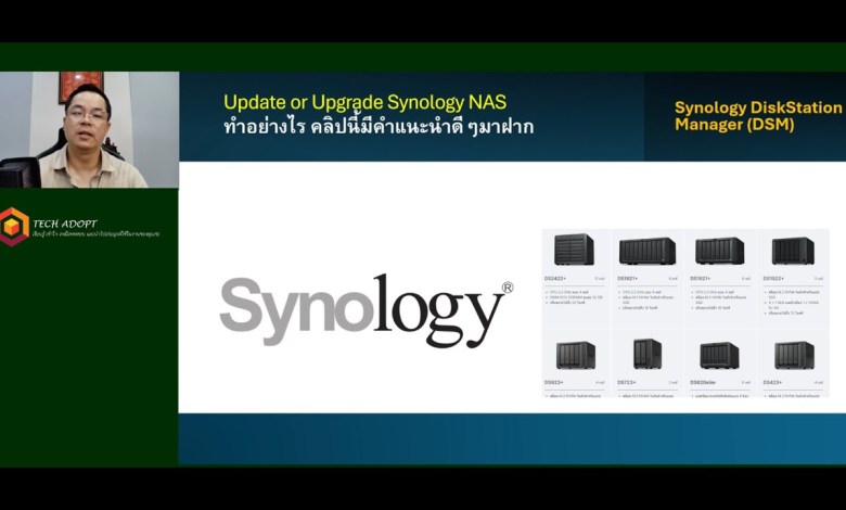 เราทำอะไรกับ NAS Synology ที่ใช้งานอยู่ได้บ้าง กับการ Update หรือ Upgrade เราทำอะไรกับ NAS Synology ที่ใช้งานอยู่ได้บ้าง กับการ Update หรือ Upgrade