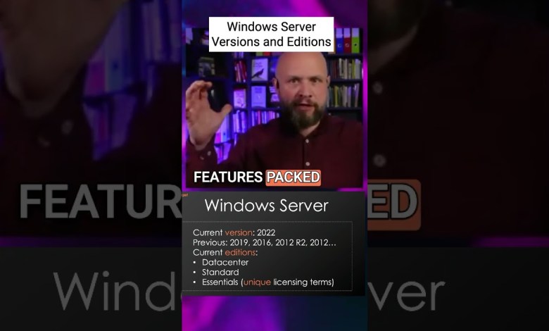 Windows Server versions and editions Windows Server versions and editions