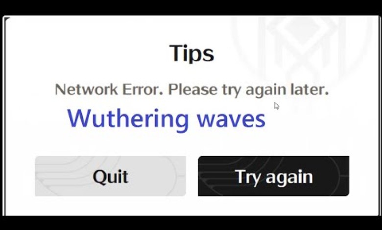 How to fix Network Error Please try again later Wuthering waves windows pc How to fix Network Error Please try again later Wuthering waves windows pc