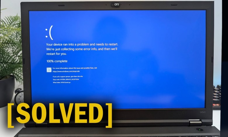 How to Fix Blue Screen Error in Windows 11/10 | BSOD | Camera Crash | SPUVCbv64.sys Error How to Fix Blue Screen Error in Windows 11/10 | BSOD | Camera Crash | SPUVCbv64.sys Error