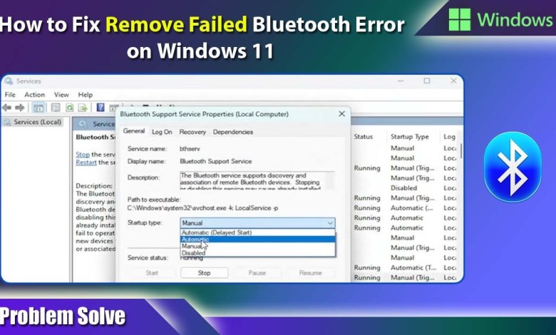 How to Fix Remove Failed Bluetooth Error on Windows 11 | Quick Fix Bluetooth Remove Failed issues How to Fix Remove Failed Bluetooth Error on Windows 11 | Quick Fix Bluetooth Remove Failed issues