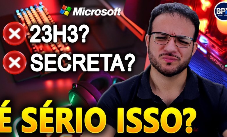 Atualização do Windows 11 23H3 VERSÃO SECRETA? Só Rindo para não Chorar! Atualização do Windows 11 23H3 VERSÃO SECRETA? Só Rindo para não Chorar!