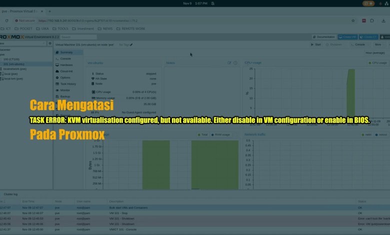 KVM virtualisation configured but not available Either disable in VM configuration or enable in BIOS KVM virtualisation configured but not available Either disable in VM configuration or enable in BIOS