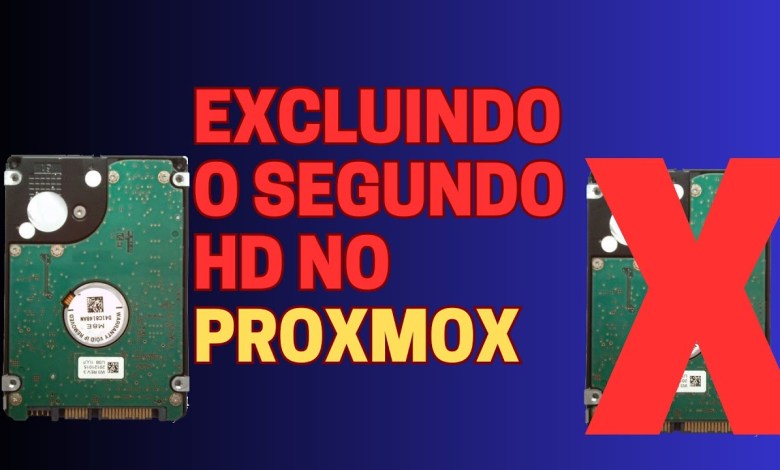 Excluindo o segundo HD no Proxmox. Excluindo o segundo HD no Proxmox.