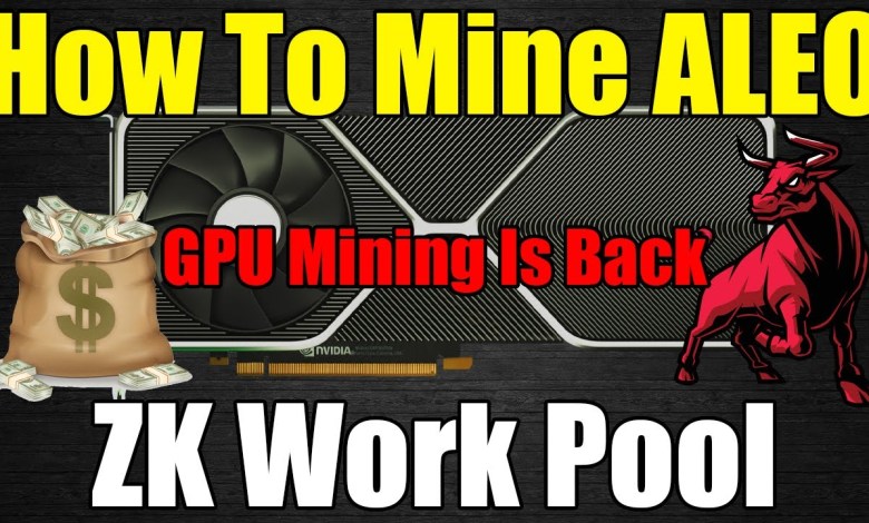 BETTER ALEO POOL!! – How To Mine ALEO To ZK.Work Mining Pool BETTER ALEO POOL!! – How To Mine ALEO To ZK.Work Mining Pool