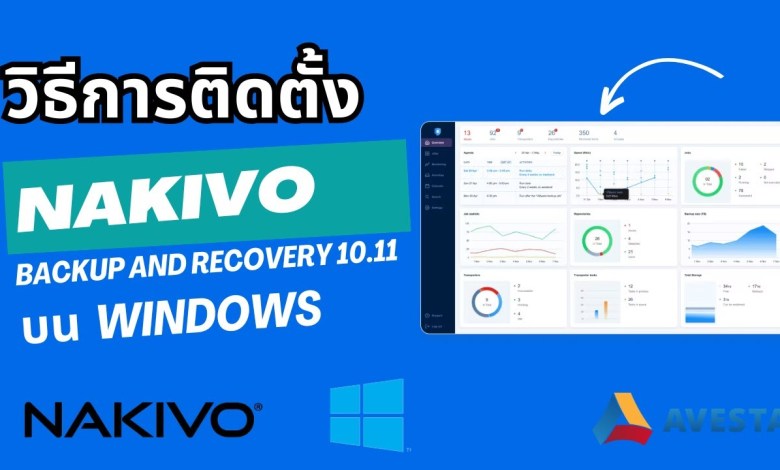 วิธีการติดตั้ง NAKIVO Backup & Replication 10.11 บน Windows วิธีการติดตั้ง NAKIVO Backup & Replication 10.11 บน Windows