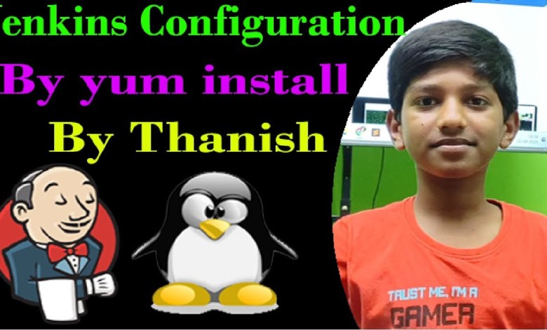 Jenkins install and configure by yum install method on Linux | By Thanish Jenkins install and configure by yum install method on Linux | By Thanish