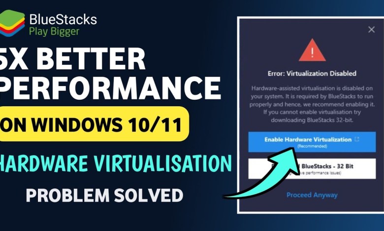 Enable Virtualization on Windows 10/11 | Bluestacks hardware virtualization problem solve| bluestack Enable Virtualization on Windows 10/11 | Bluestacks hardware virtualization problem solve| bluestack