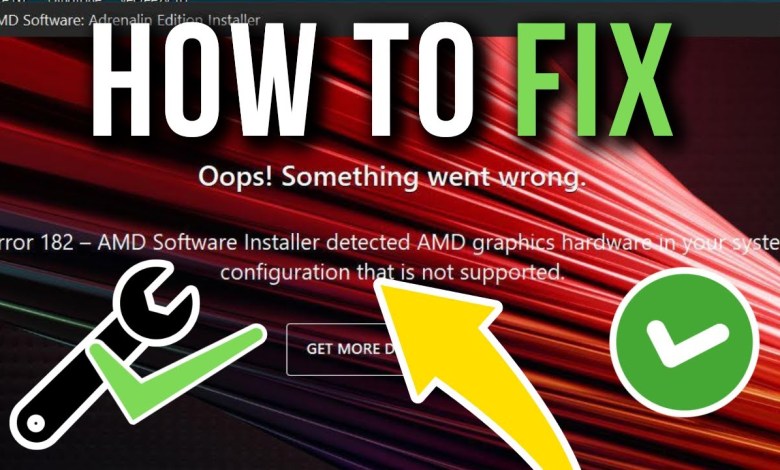 How To Fix AMD Graphic Driver Error 182 In Windows 10/11 How To Fix AMD Graphic Driver Error 182 In Windows 10/11