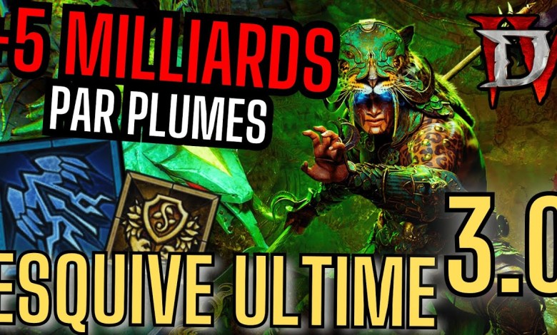 Sacresprit Esquive Ultime 3.0 Post-Nerf, encore meilleur ? +7 milliards/plumes – Diablo 4 Saison 6 Sacresprit Esquive Ultime 3.0 Post-Nerf, encore meilleur ? +7 milliards/plumes – Diablo 4 Saison 6