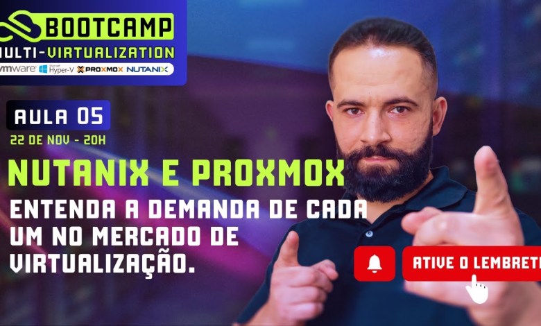 AULA 05 – NUTANIX E PROXMOX: Entenda a demanda de cada um no mercado de virtualização. AULA 05 – NUTANIX E PROXMOX: Entenda a demanda de cada um no mercado de virtualização.
