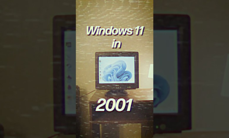Windows 11 in 2001? Windows 11 in 2001?