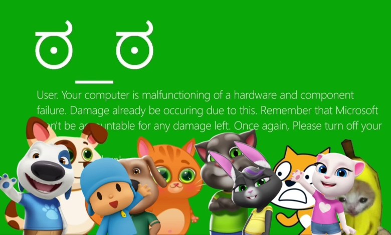 Windows 11 Kill screen but Bubbu,Duddu,Scratchy,Pocoyo and more characters want to see that Windows 11 Kill screen but Bubbu,Duddu,Scratchy,Pocoyo and more characters want to see that