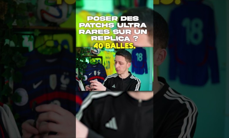 Poser des PATCHS ULTRA RARES sur un maillot replica, c’est ok ou c’est criminel ? #pogba #football Poser des PATCHS ULTRA RARES sur un maillot replica, c’est ok ou c’est criminel ? #pogba #football