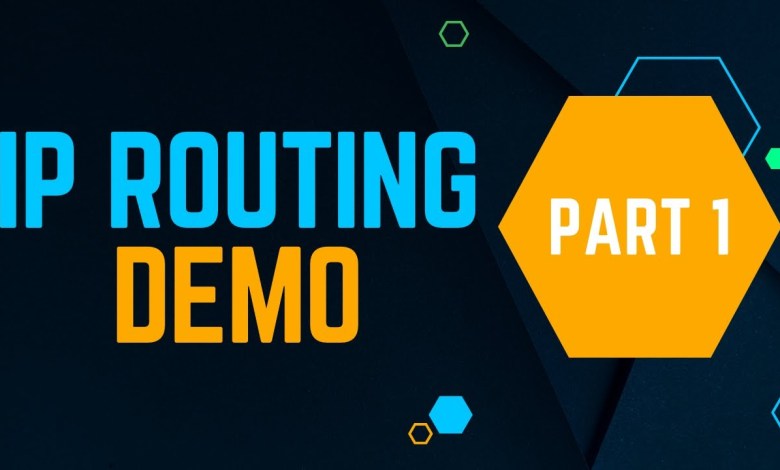 IP Routing – Part 1 (Demo Lab) IP Routing – Part 1 (Demo Lab)