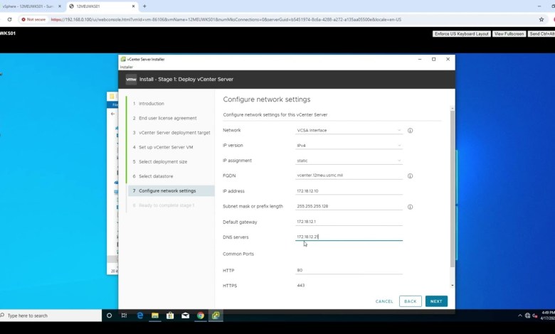 Lab 3 VMware Configuring VCSA Lab 3 VMware Configuring VCSA