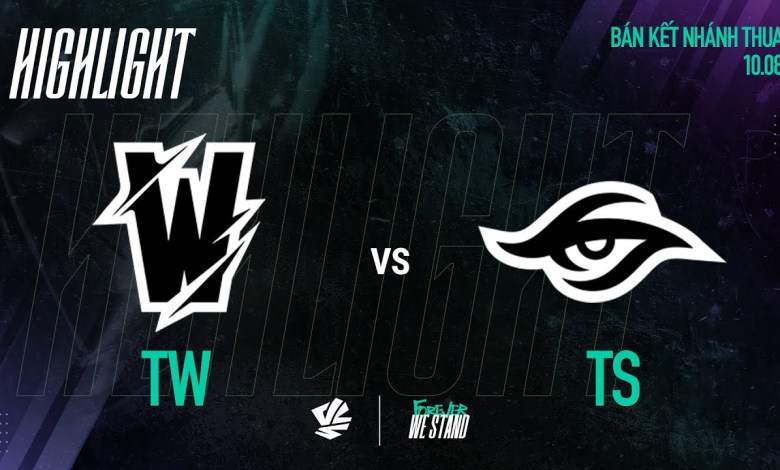 HIGHLIGHT | TS vs TW | VCS 2024 MÙA HÈ | BÁN KẾT NHÁNH THUA | 10.08.2024 HIGHLIGHT | TS vs TW | VCS 2024 MÙA HÈ | BÁN KẾT NHÁNH THUA | 10.08.2024