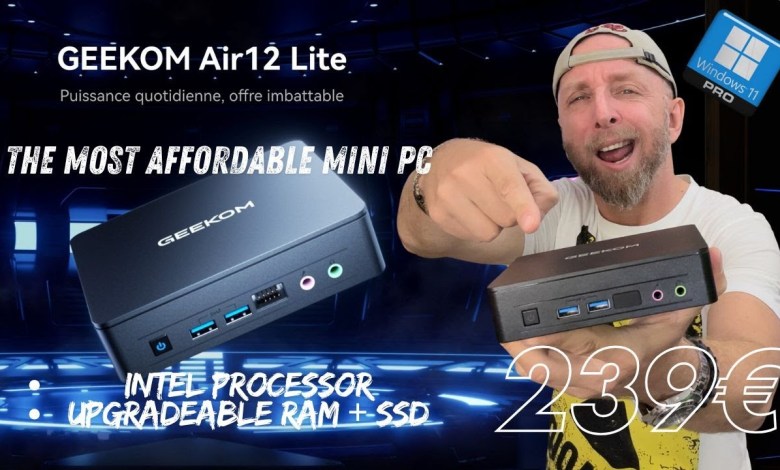 GEEKOM Air12 Lite: The Most Affordable and Upgradeable Windows 11 Pro Mini PC of 2024! GEEKOM Air12 Lite: The Most Affordable and Upgradeable Windows 11 Pro Mini PC of 2024!