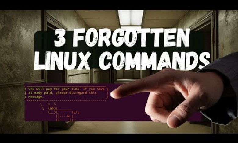 These 3 Forgotten Linux Commands Are Actually Hilarious These 3 Forgotten Linux Commands Are Actually Hilarious