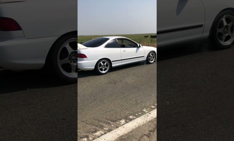 Integra RS JDM Type R engine with a real header back Hytech exhaust Integra RS JDM Type R engine with a real header back Hytech exhaust