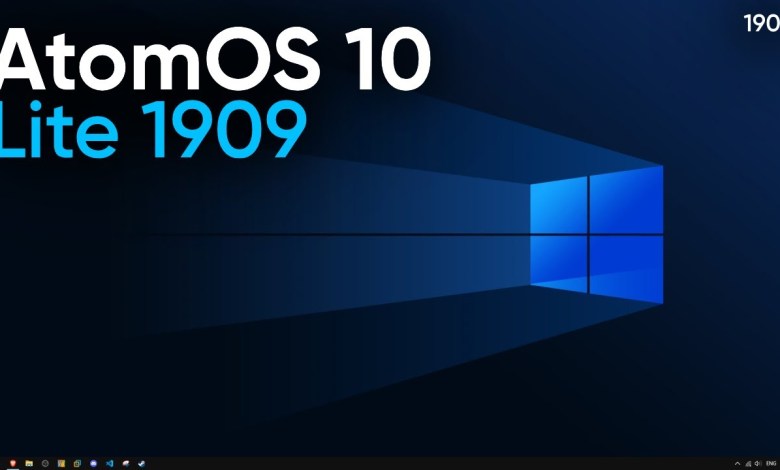 AtomOS 10 Lite 1909 – Smallest windows 10 Ever AtomOS 10 Lite 1909 – Smallest windows 10 Ever