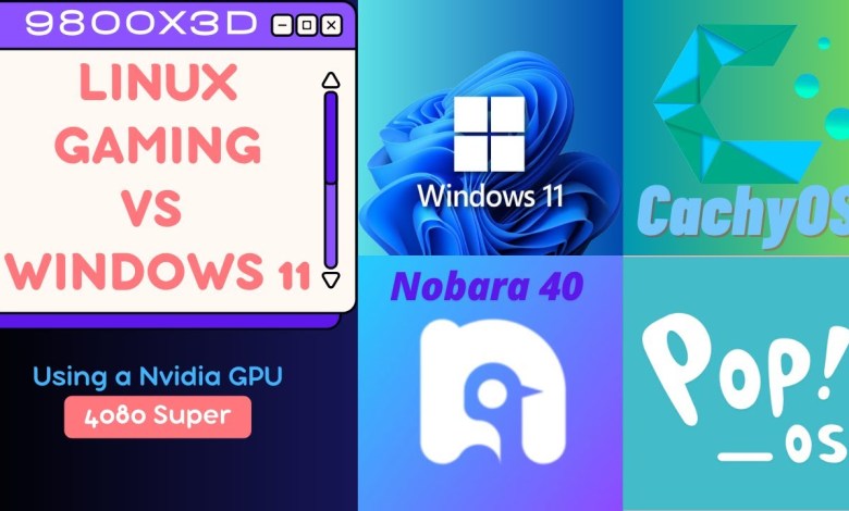 Windows 11 vs Linux Gaming Nvidia 4080 Super CachyOS | Nobara 40 | Pop OS | 1440p | 4k | RT ON & OFF Windows 11 vs Linux Gaming Nvidia 4080 Super CachyOS | Nobara 40 | Pop OS | 1440p | 4k | RT ON & OFF