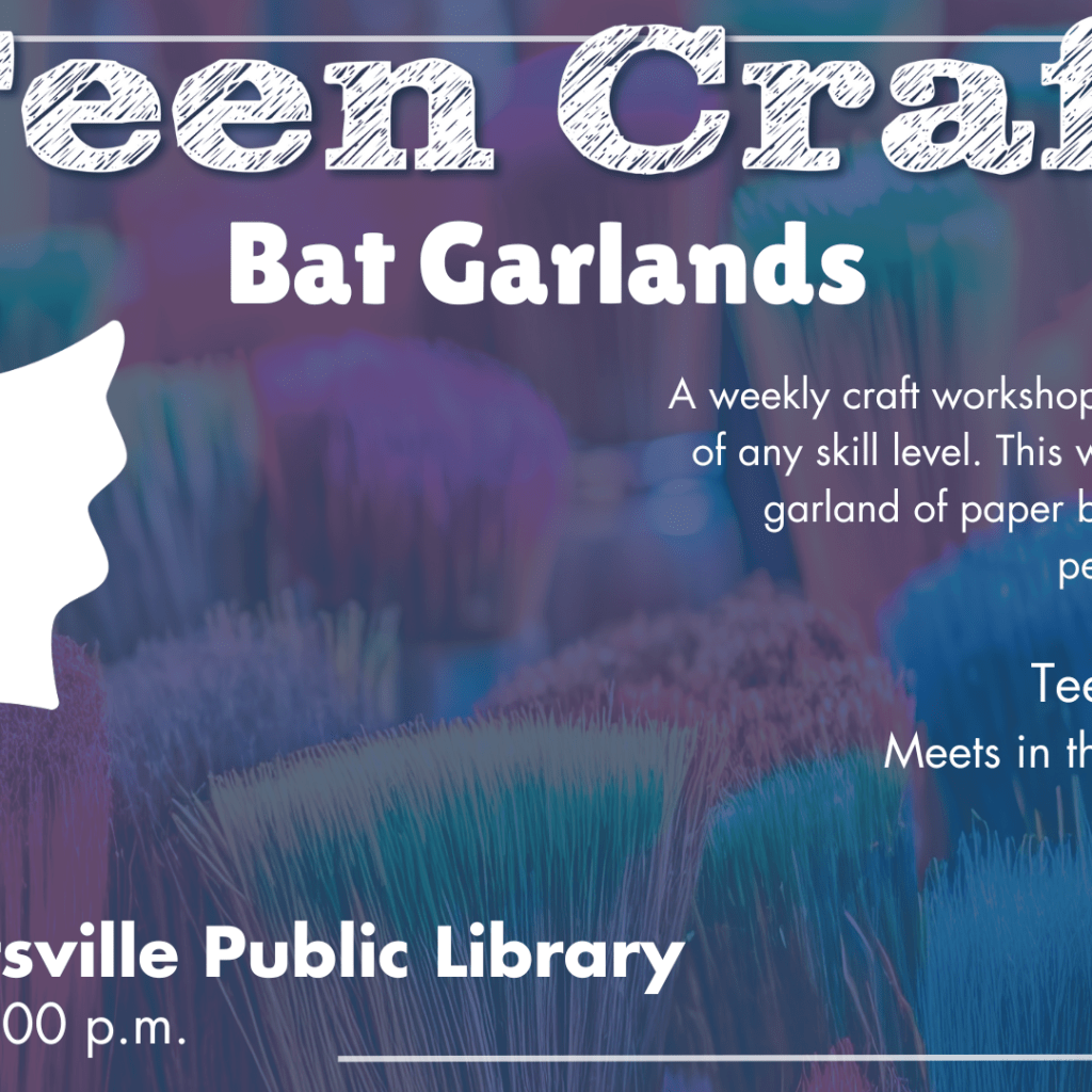 Teen Craft: Bat Garland Teen Craft: Bat Garland