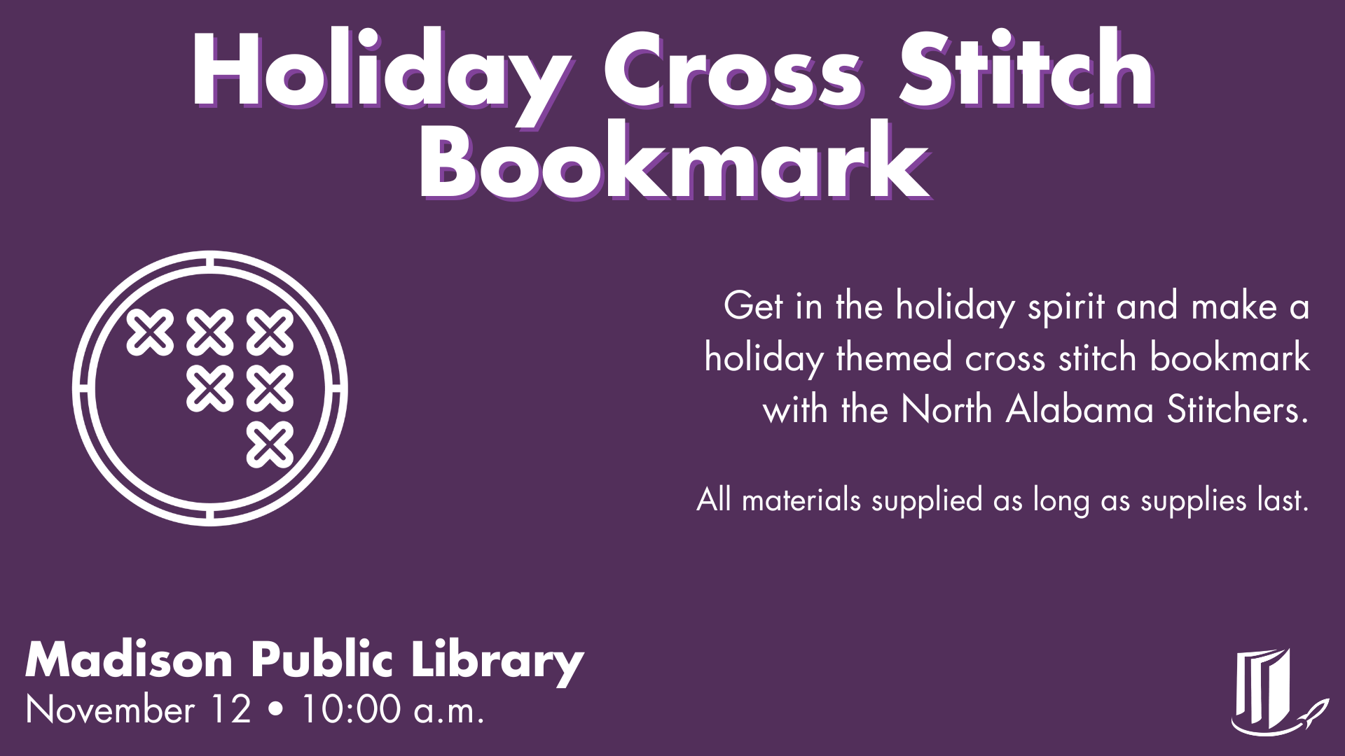 Holiday Cross Stitch Bookmark Holiday Cross Stitch Bookmark