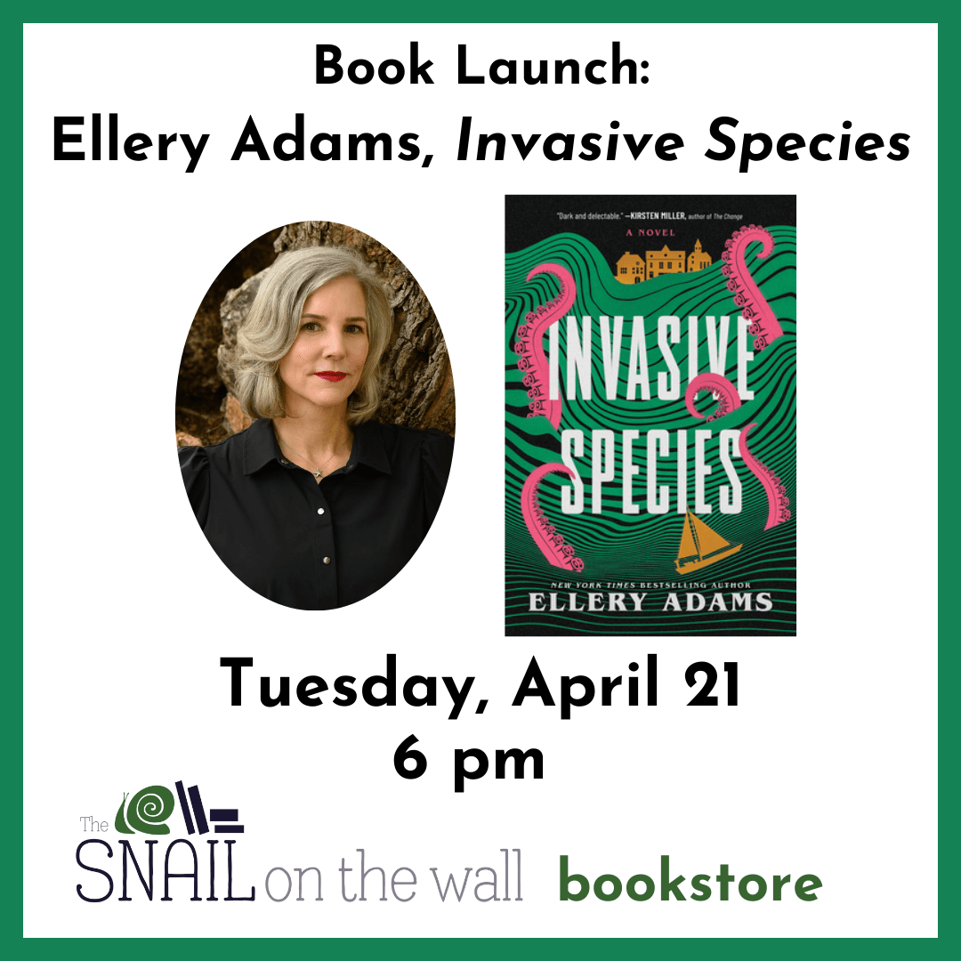 Book Launch: Ellery Adams, Invasive Species Book Launch: Ellery Adams, Invasive Species