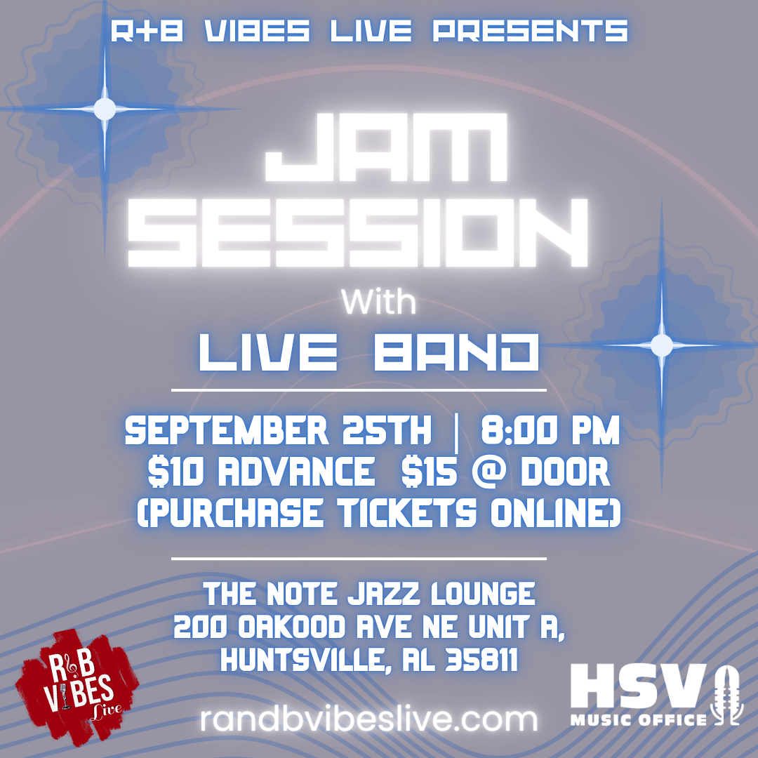 R&B Vibes Live – Jam Session with Live Band R&B Vibes Live – Jam Session with Live Band